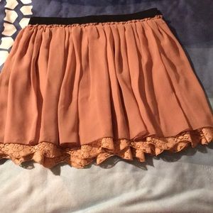 Beige flow-y Skirt